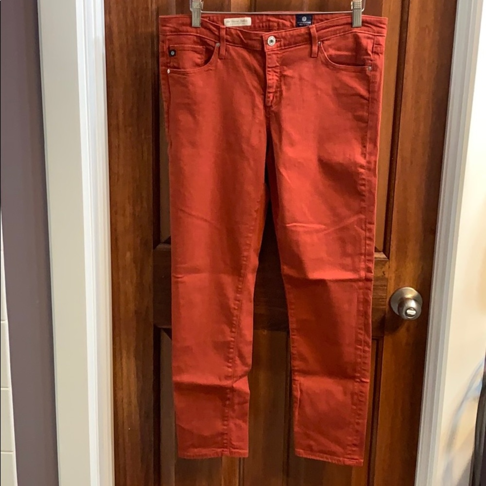 AG Jeans Burnt Orange Skinny